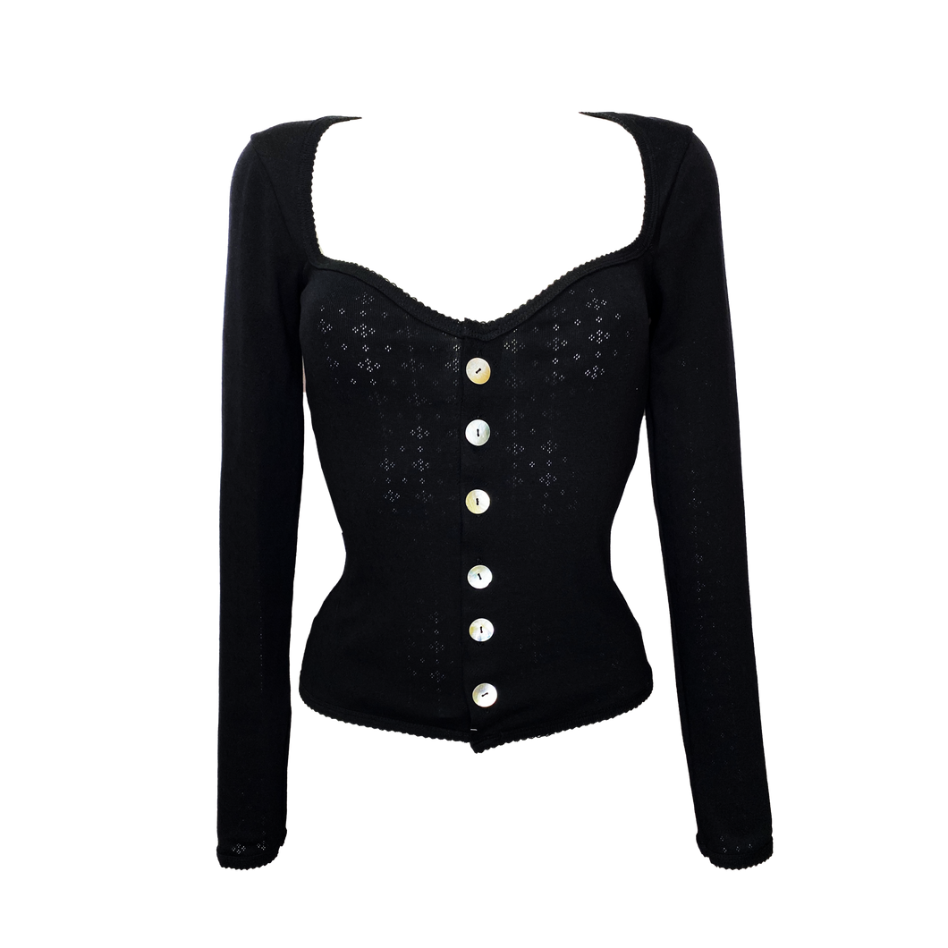 Billy black cardigan